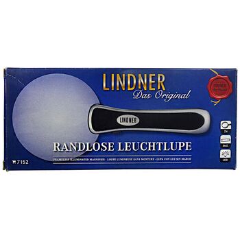 ذره بین با چراغ (بزرگ) مارک لیندر (Lindner) - 2x