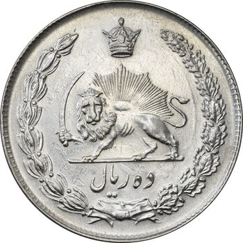 سکه 10 ریال 1342 - AU58 - محمد رضا شاه