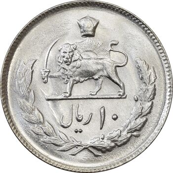 سکه 10 ریال 1353 - MS64 - محمد رضا شاه