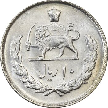 سکه 10 ریال 1354 - MS64 - محمد رضا شاه