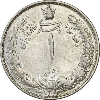 سکه 1 ریال 1313 - MS62 - رضا شاه
