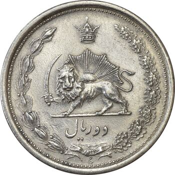 سکه 2 ریال 1310 - EF45 - رضا شاه