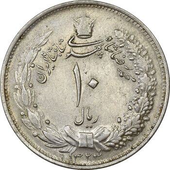 سکه 10 ریال 1323 - MS61 - محمد رضا شاه