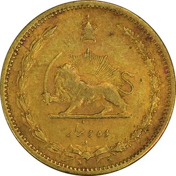 سکه 10 دینار 1316 (6 تاریخ کوچک) - VF35 - رضا شاه