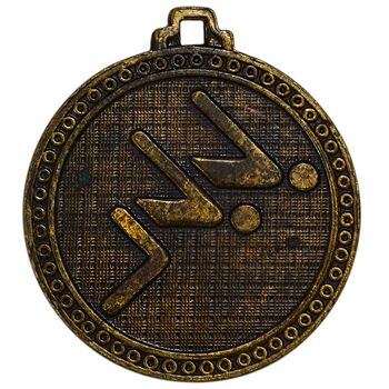 مدال آویز بازی های آسیایی تهران 1353 (َشنا) - AU58 - محمد رضا شاه