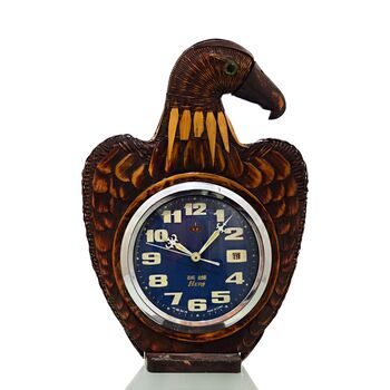 ساعت رومیزی کوکی با نگهدارنده ی چوبی