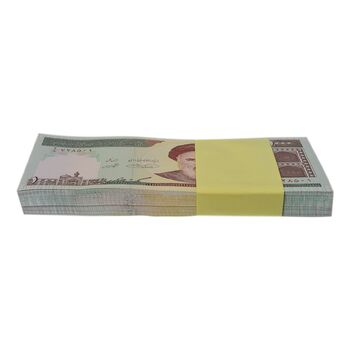 بسته اسکناس 1000 ریال (محمدخان - نوربخش) - UNC - جمهوری اسلامی