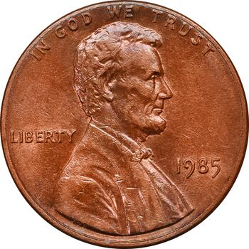 سکه 1 سنت 1985 لینکلن - MS61 - آمریکا