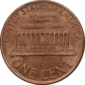 سکه 1 سنت 1988D لینکلن - MS61 - آمریکا
