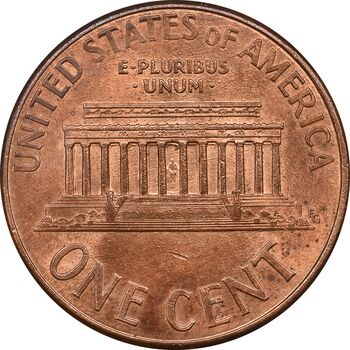 سکه 1 سنت 1998D لینکلن - MS63 - آمریکا