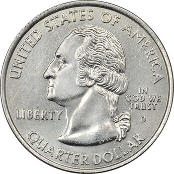 سکه کوارتر دلار 2001D ایالتی (نیویورک) - MS62 - آمریکا