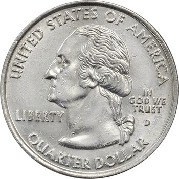 سکه کوارتر دلار 2005D ایالتی (ویرجینیای غربی) - MS61 - آمریکا