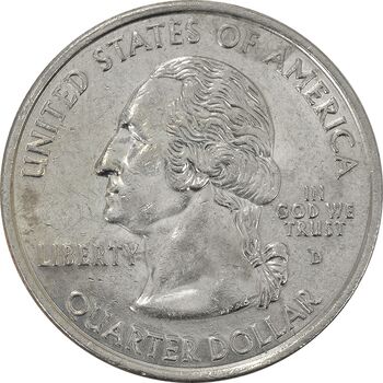 سکه کوارتر دلار 2003D ایالتی (ایلینوی) - MS61 - آمریکا