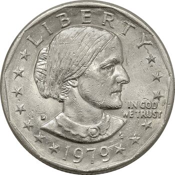 سکه یک دلار 1979D سوزان آنتونی - MS61 - آمریکا
