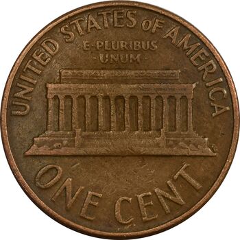 سکه 1 سنت 1961D لینکلن - EF45 - آمریکا