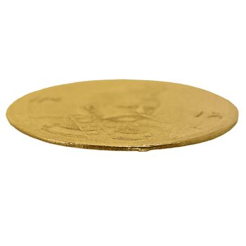 سکه طلا 5000 دینار 1316 تصویری - MS63 - مظفرالدین شاه
