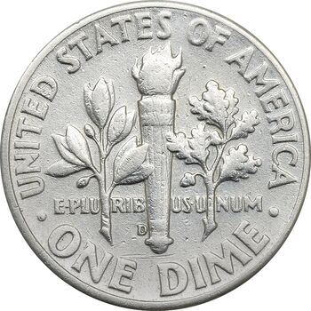 سکه 1 دایم 1964D روزولت - EF45 - آمریکا
