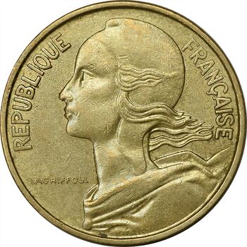 سکه 10 سانتیم 1967 (ماریان) جمهوری کنونی - EF45 - فرانسه