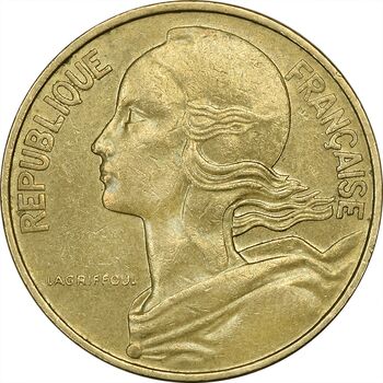 سکه 10 سانتیم 1984 (ماریان) جمهوری کنونی - EF45 - فرانسه