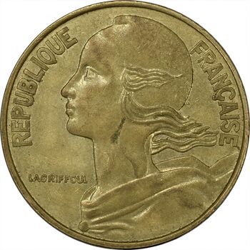 سکه 20 سانتیم 1986 (ماریان) جمهوری کنونی - EF45 - فرانسه