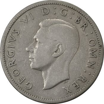سکه 2 شیلینگ 1951 جرج ششم - VF35 - انگلستان