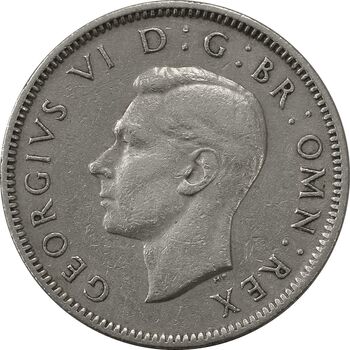 سکه 1 شیلینگ 1948 جرج ششم - تیپ 1 - EF40 - انگلستان