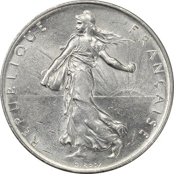 سکه 1 فرانک 1973 جمهوری کنونی - MS61 - فرانسه