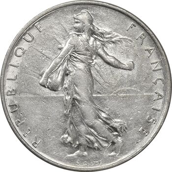 سکه 1 فرانک 1992 جمهوری کنونی - MS61 - فرانسه