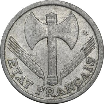 سکه 1 فرانک 1942 دولت ویشی - AU50 - فرانسه