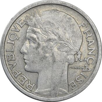 سکه 2 فرانک 1947 جمهوری چهارم - EF45 - فرانسه