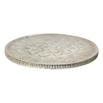 سکه 1000 دینار 1306/5 (سورشارژ تاریخ) - EF40 - رضا شاه