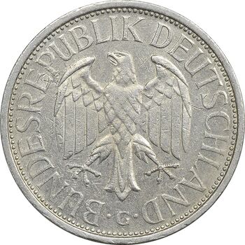 سکه 1 مارک 1972G جمهوری فدرال - EF45 - آلمان