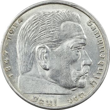 سکه 2 رایش مارک 1939A رایش سوم - MS61 - آلمان