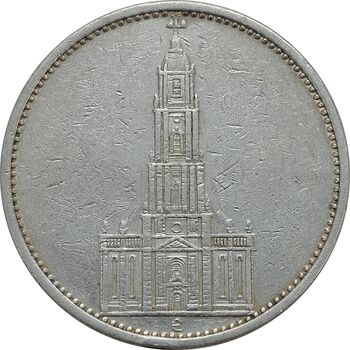 سکه 5 رایش مارک 1935E رایش سوم - EF45 - آلمان