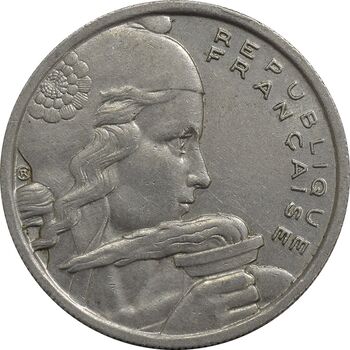 سکه 100 فرانک 1956 جمهوری چهارم - EF45 - فرانسه