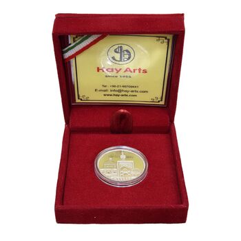 مدال نقره امام رضا (ع) (با جعبه فابریک) - PF - جمهوری اسلامی