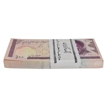 بسته اسکناس 100 ریال (نمازی - نوربخش) شماره کوچک - UNC - جمهوری اسلامی