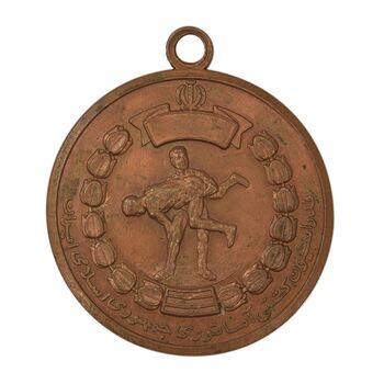 مدال آویز ورزشی فدراسیون کشتی آماتوری جمهوری اسلامی ایران - AU - جمهوری اسلامی