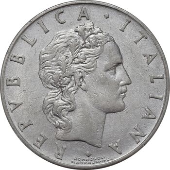 سکه 50 لیره 1962 جمهوری - EF40 - ایتالیا