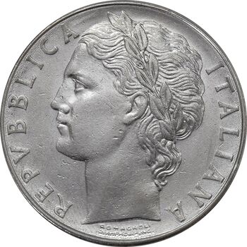 سکه 100 لیره 1978 جمهوری - EF45 - ایتالیا