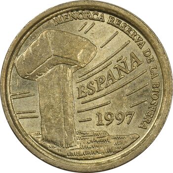 سکه 5 پزتا 1997 خوان کارلوس یکم - MS63 - اسپانیا