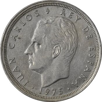 سکه 25 پزتا (78)1975 خوان کارلوس یکم - AU50 - اسپانیا