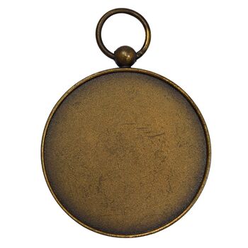 مدال برنز سواد آموزی (ضخیم) - AU - محمد رضا شاه