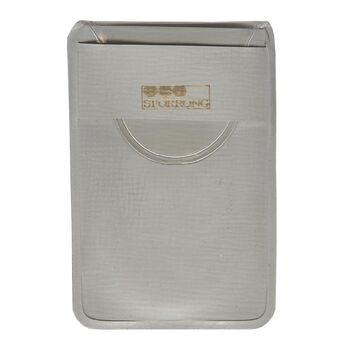 مدال نقره خدمت (دو رو تاج) - ضرب SPORRONG (با کاور فابریک) - UNC - رضا شاه