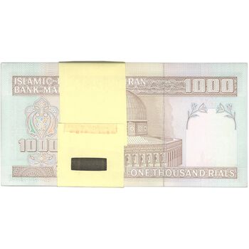 بسته اسکناس 1000 ریال (حسینی - مظاهری) - UNC - جمهوری اسلامی