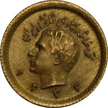 سکه طلا ربع پهلوی 1333 - MS63 - محمد رضا شاه