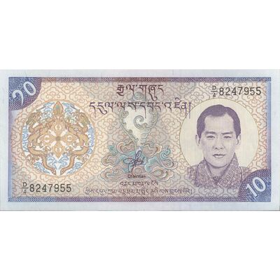 اسکناس 10 نگولتروم 2000 جیگمه سینگیه وانگچوک - تک - UNC63 - بوتان