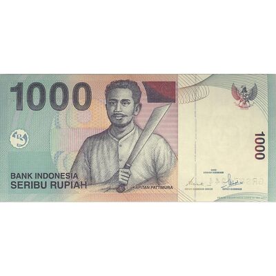 اسکناس 1000 روپیه 2000 جمهوری - تک - UNC63 - اندونزی