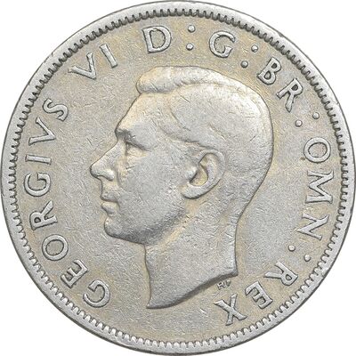 سکه 2 شیلینگ 1951 جرج ششم - EF45 - انگلستان