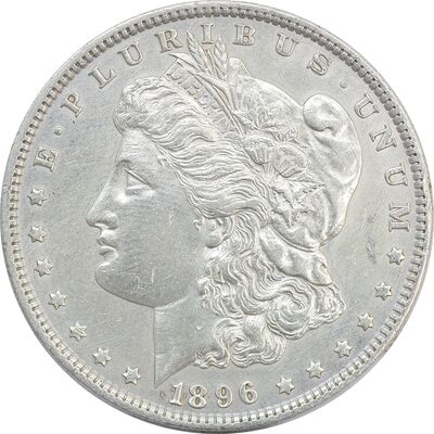 سکه یک دلار 1896 مورگان - EF45 - آمریکا